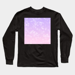 Pastel Sparkles Pattern Long Sleeve T-Shirt